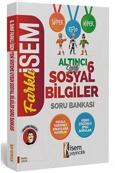 2020 Farklı İsem 6. Sınıf Sosyal Bilgiler Soru Bankası