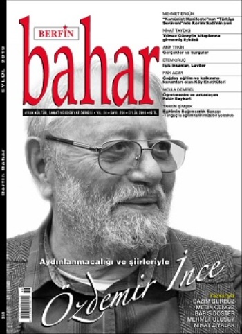 Berfin Bahar Aylık Kültür Sanat ve Edebiyat Dergisi Sayı : 259 Eylül 2019