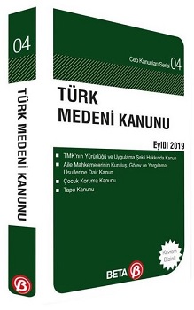 Türk Medeni Kanunu Eylül 2019 (Cep Boy)