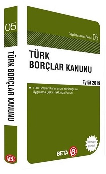 Türk Borçlar Kanunu Eylül 2019 (Cep Boy)