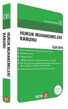 Hukuk Muhakemeleri Kanunu Eylül 2019