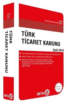 Türk Ticaret Kanunu Eylül 2019