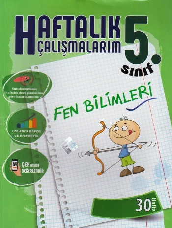 5. Sınıf Fen Bilimleri Haftalık Çalışmalarım 30 Hafta