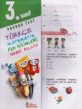 3. Sınıf Tüm Dersler Yaprak Test