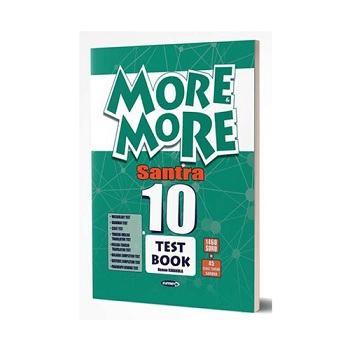 NEW More & More English 10 Santra Test Book