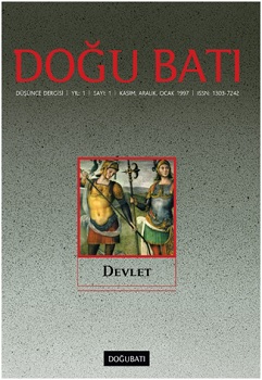 Doğu Batı Düşünce Dergisi Sayı: 1 Devlet