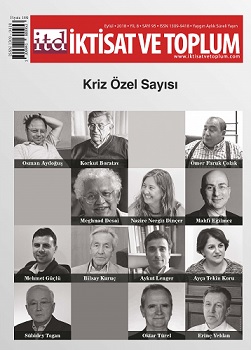 İktisat ve Toplum Dergisi Sayı: 95 Eylül 2018