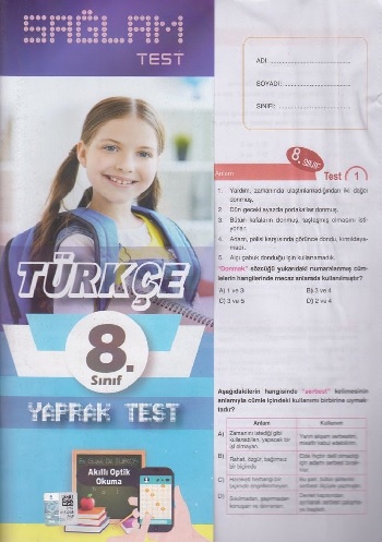 Molekül Yayınları 8. Sınıf Türkçe Sağlam Yaprak Test