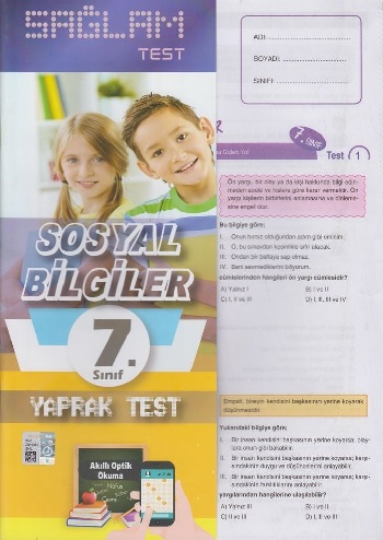 Molekül Yayınları 7. Sınıf Sosyal Bilgiler Sağlam Yaprak Test