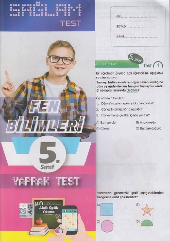 Molekül Yayınları 5. Sınıf Fen Bilimleri Sağlam Yaprak Test