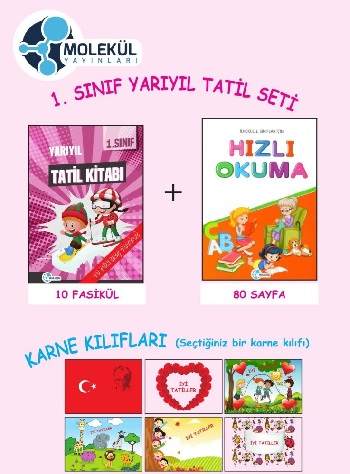 Molekül Yayınları 1. Sınıf Yarıyıl Tatil Seti