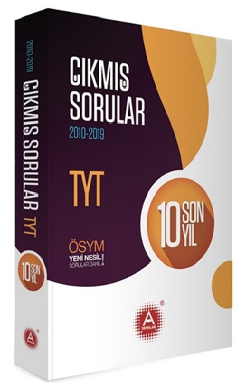 A Yayınları TYT Son 10 Yıl Çıkmış Sorular