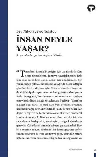 İnsan Ne İle Yaşar?