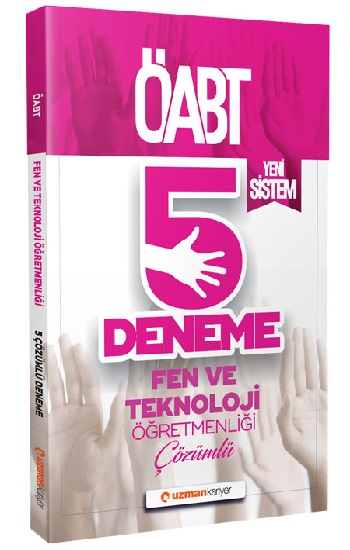 Uzman Kariyer Yayınları 2020 ÖABT Fen ve Teknoloji Öğretmenliği Çözümlü 5 Deneme | Yeni Sistem