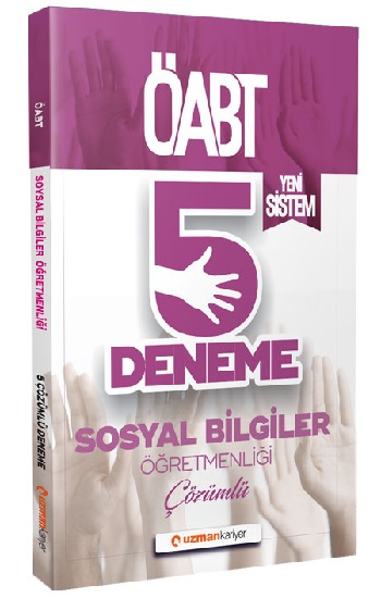 Uzman Kariyer Yayınları 2020 ÖABT Sosyal Bilgiler Öğretmenliği Çözümlü 5 Deneme | Yeni Sistem