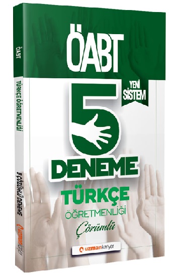 Uzman Kariyer Yayınları 2020 ÖABT Türkçe Öğretmenliği Çözümlü 5 Deneme | Yeni Sistem