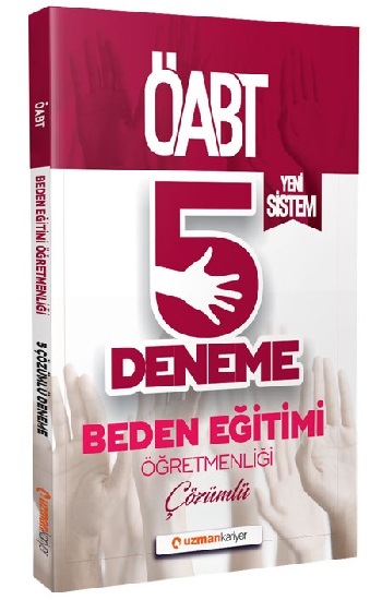 Uzman Kariyer Yayınları 2020 ÖABT Beden Eğitimi Öğretmenliği Çözümlü 5 Deneme | Yeni Sistem