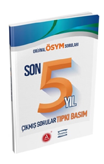 A Yayınları TYT Son 5 Yıl Çıkmış Sorular Tıpkı Basım