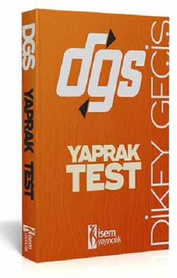 İsem Yayınları İsem DGS Çek Kopar Yaprak Test