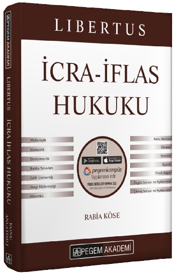 Pegem Akademi Yayıncılık 2020 KPSS A Grubu Libertus İcra İflas Hukuku Konu Anlatımı