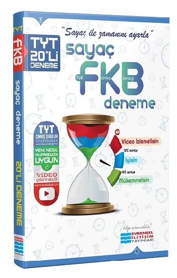 TYT Fizik Kimya Biyoloji FKB Video Çözümlü 20’li Deneme