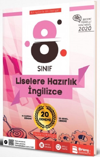 Branş Akademi 2020 8. Sınıf LGS Beceri Temelli İngilizce Yeni Nesil 20 Deneme