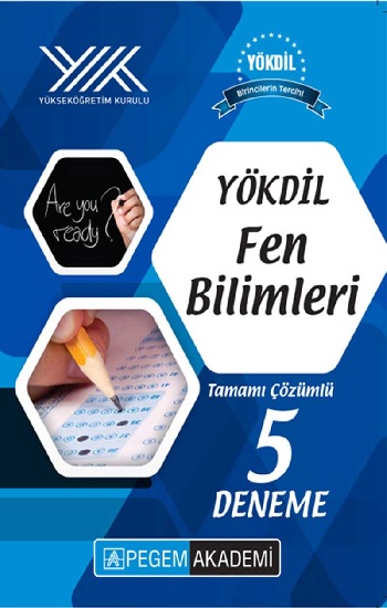 Pegem YÖKDİL Fen Bilimleri Tamamı Çözümlü 5 Deneme