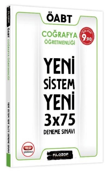 Filozof ÖABT Coğrafya Öğretmenliği Yeni Sistem 3x75 Deneme Sınavı 2020