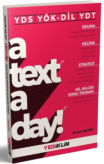 YDS YÖK-DİL YDT A Text A Day Konu Tekrarı