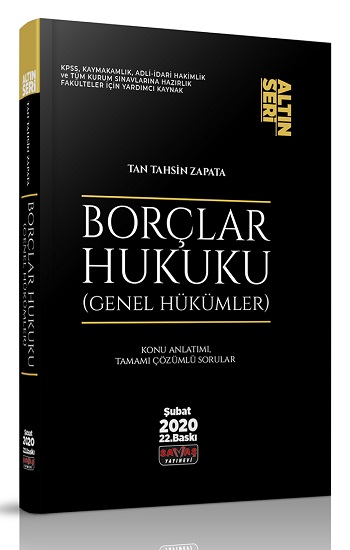 Borçlar Hukuku Genel Hükümler Altın Seri