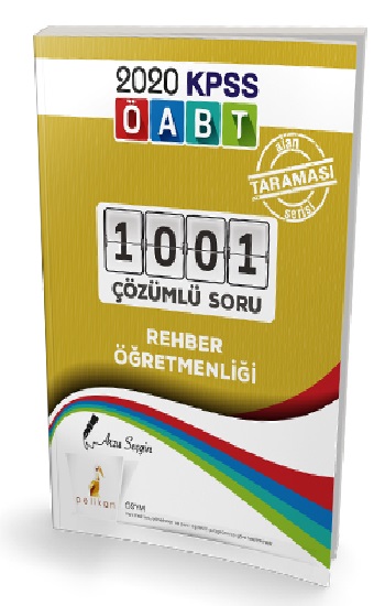 KPSS ÖABT Rehberlik Öğretmenliği Alan Taraması Serisi 1001 Çözümlü Soru 2020