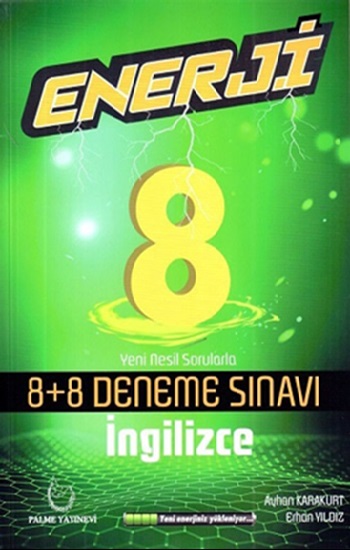 8.Sınıf Enerji İngilizce 8+8 Deneme