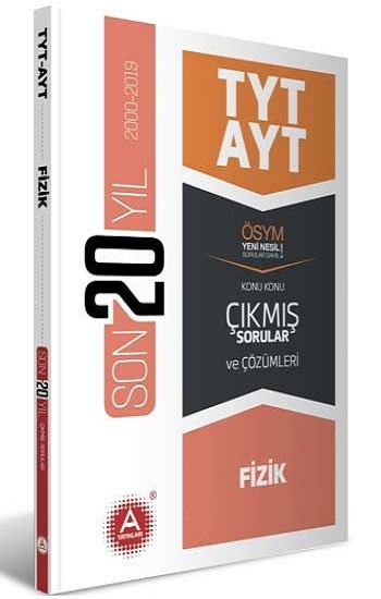 A Yayınları TYT AYT Fizik Son 20 Yıl Konu Konu Çıkmış Sorular