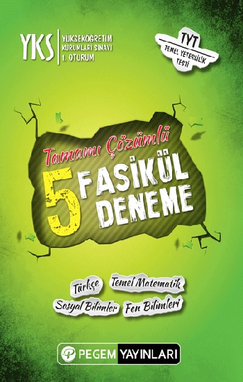 TYT I. Oturum Tamamı Çözümlü 5 Fasikül Deneme