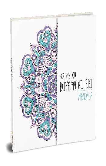 Her Yaş için Çek Kopart Boyama Kitabı - Mandala