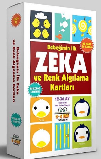 Bebeğimin İlk Zeka ve Renk Algılama Kartları 12-36 Ay