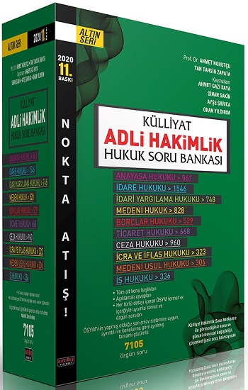 Savaş Yayınları KÜLLİYAT Adli Hakimlik Modüler Soru Bankası Nokta Atış Seti