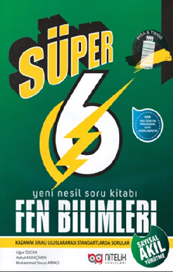 Süper 6. Sınıf Yeni Nesil Fen Bilimleri Soru Kitabı