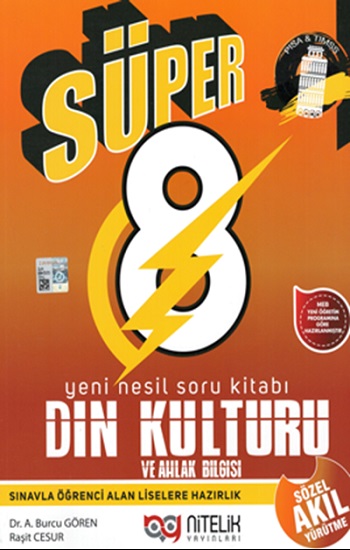 Süper 8. Sınıf Din Kültürü ve Ahlak Bilgisi Yeni Nesil Soru Kitabı