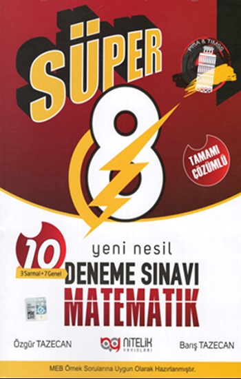 Süper 8. Sınıf Matematik Yeni Nesil Deneme Sınavı