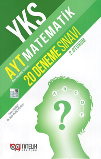 Nitelik Yayınları YKS AYT Matematik 20 Deneme Sınavı 2.Oturum