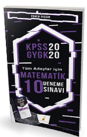 Pelikan Yayıncılık 2020 KPSS Matematik 10 Deneme Sınavı Dijital Çözümlü