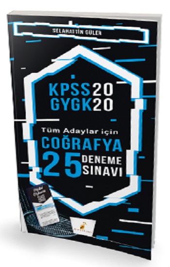 2020 KPSS Coğrafya 25 Deneme Sınavı Dijital Çözümlü