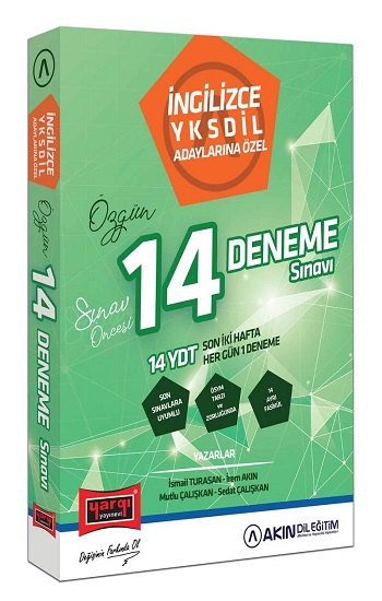 YKSDİL Adaylarına Özel Özgün 14 Deneme Sınavı