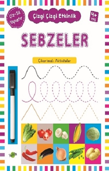 Sebzeler 4 Yaş ve Üstü - Çizgi Çizgi Etkinlik