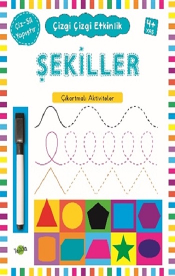 Şekiller 4 Yaş ve Üstü - Çizgi Çizgi Etkinlik