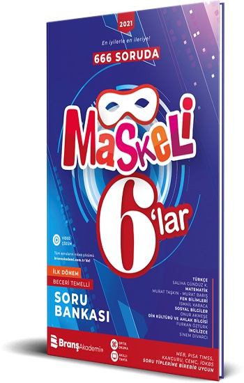 Maskeli 6'ler İlk Dönem Beceri Temelli Soru Bankası