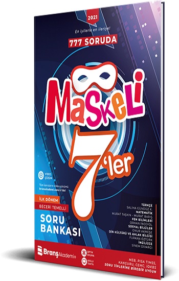 Maskeli 7'ler İlk Dönem Beceri Temelli Soru Bankası