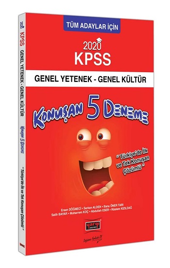 Yargı Yayınları 2020 KPSS Genel Yetenek Genel Kültür Konuşan Çözümlü 5 Deneme