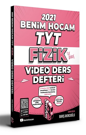 2021 TYT Fizik Video Ders Defteri Benim Hocam Yayınları